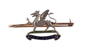 MILITARY INTEREST, THE BUFFS, A SWEETHEART BAR BROOCH