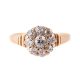 A DIAMOND CLUSTER RING - Image 1 of 2