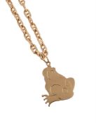 AN ANCHOR LINK CHAIN NECKLACE