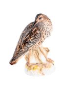 A MEISSEN MODEL OF A CORN CRAKE, LATE 19TH CENTURY