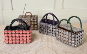 A GROUP OF THREE MULBERRY BOTTLETOP FOUNDATION LEATHER LINED HANDBAGS, CIRCA 2002