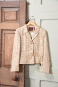 Y A ROGER SAUL COLLECTION LADIES SILK PAISLEY CROPPED JACKET WITH SHIFT DRESS