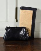 A MULBERRY 70’S CLUTCH BAG AND A SHOULDER BAG