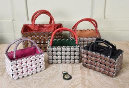 A GROUP OF FIVE MULBERRY BOTTLETOP FOUNDATION LEATHER LINED HANDBAGS, CIRCA 2002