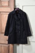 A BLACK MULBERRY TRENCH COAT