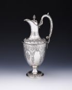 Y A VICTORIAN SILVER EWER