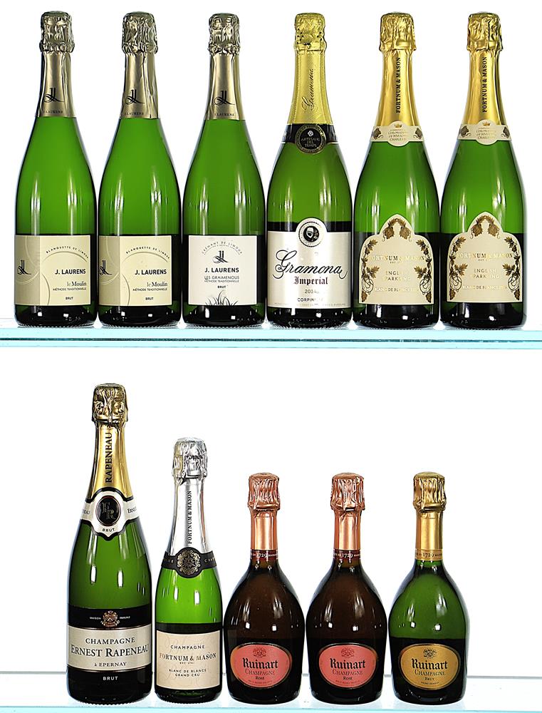 Mixed Case of Champagne and Sparkling Wine (Mixed Formats)