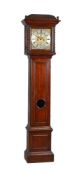 A QUEEN ANNE OAK EIGHT-DAY LONGCASE CLOCK