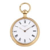 A FINE WILLIAM IV 18CT GOLD QUARTER-REPEATING POCKET WATCH WITH CYLINDER ESCAPEMENT