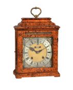 A GERMAN ‘MULBERRY’ VENEERED TABLE CLOCK