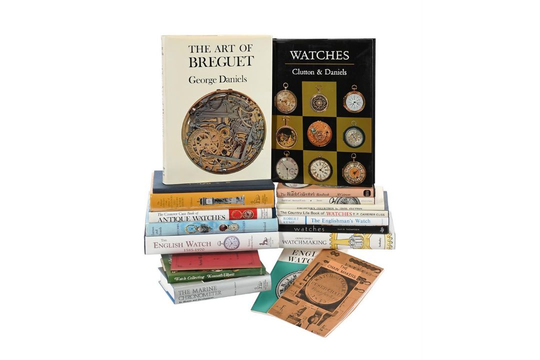 Ɵ HOROLOGICAL REFERENCE BOOKS RELATING TO WATCHES, FIFTEEN VOLUMES: