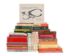 Ɵ REFERENCE WORKS MOSTLY RELATING TO PRACTICAL CLOCK AND WATCH MAKING, THIRTY-EIGHT VOLUMES: