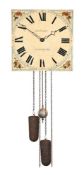 A WILLIAM IV EIGHT-DAY ‘HOOK AND SPIKE’ WALL CLOCK