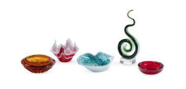 A COLLECTION OF MOSTLY VENETIAN GLASS, MODERN