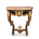 A NAPOLEON III EBONISED AND ORMOLU-MOUNTED CONSOLE TABLE, THIRD QUARTER 19TH CENTURY - Image 1 of 3