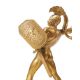 A PAIR OF GILT BRONZE BOOKENDS FORMED AS FIGURES OF GREEK WARRIORS - Image 4 of 4