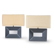 A PAIR OF POTTERY LAMP BASES KERAMICA, MODERN