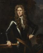 NICOLAES MAES (DUTCH 1634-1693), PORTRAIT OF COLONEL RUPERT BRIDGE IN ARMOUR