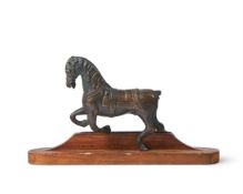 AN ITALIAN BRONZE HORSE, 19TH CENTURY