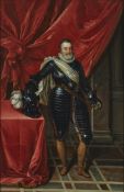 AFTER FRANS POURBUS THE YOUNGER (DUTCH 1570-1622), PORTRAIT OF HEINRICHS IV VON FRANKREICH IN ARMOUR