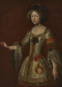 SPANISH SCHOOL (17TH CENTURY), PORTRAIT OF A LADY WITH SHACKLE OR CHAIN AT HER ARM