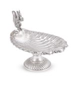 AN ELECTROPLATED SQUIRREL NUT DISH