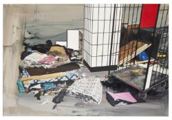 GÜNTER HERBST (SOUTH AFRICAN B. 1963), NEW OXFORD STREET 2/WHITE BLACK RED 2007