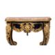 A NAPOLEON III EBONISED AND ORMOLU-MOUNTED CONSOLE TABLE, THIRD QUARTER 19TH CENTURY - Image 2 of 3