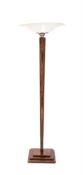 Y AN ART DECO MACASSAR EBONY UPLIGHTER, CIRCA 1930