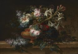 CIRCLE OF JOSEPH-LAURENT MALAINE (FRENCH CIRCA 1738-1812), STILL LIFE OF ROSES