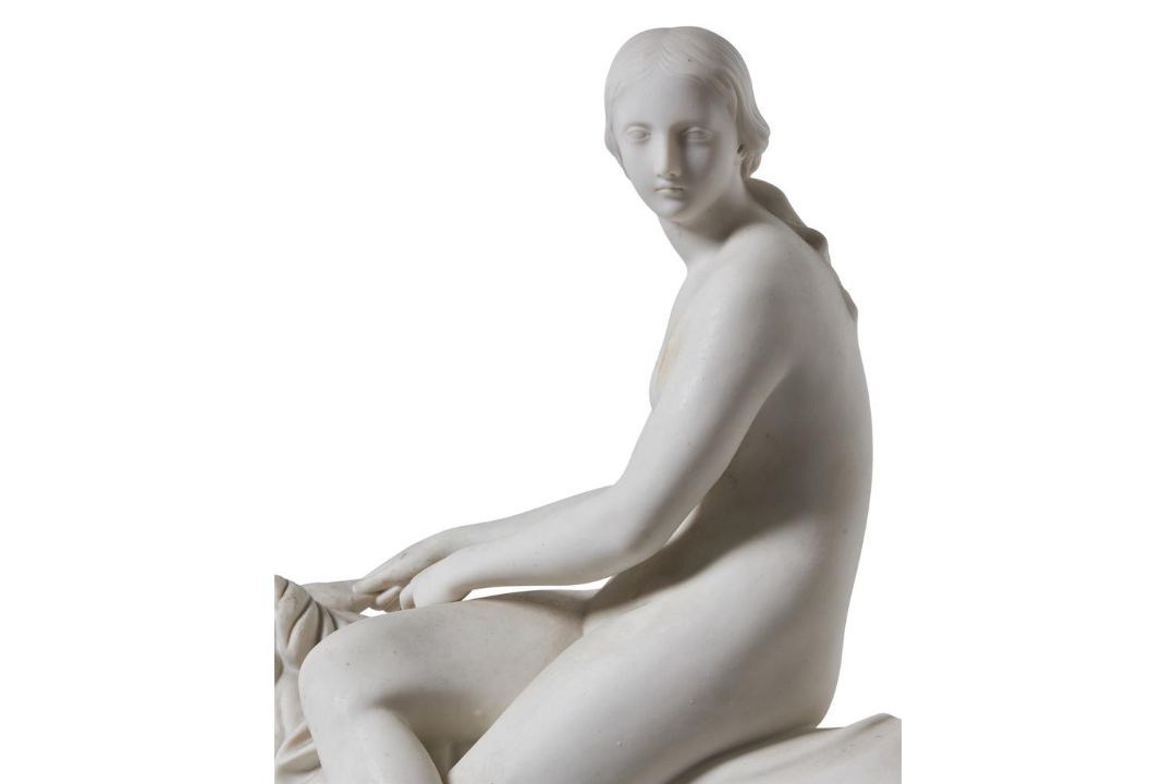 A MINTON PARIAN GROUP OF UNA AND THE LION AFTER THE MODEL BY JOHN BELL (1812-95), THIRD QUARTER 19TH - Image 6 of 6
