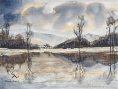 λ SHENDA AMERY (BRITISH B. 1937), ZAYANDEH RUD RIVER, ISPHAHAN, PERSIA