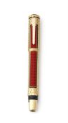 Y MONTBLANC, PATRON OF ARTS, SIR HENRY TATE, 888, A LIMITED EDITION 18 CARAT GOLD FOUNTAIN PEN