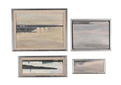 ANGELA CONNER (BRITISH B. 1935), FOUR VIEWS OF THE EAST RIVER