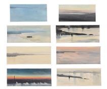 ANGELA CONNER (BRITISH B. 1935), EIGHT VIEWS OF EAST RIVER