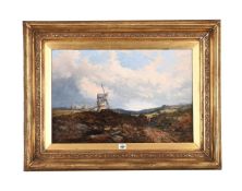 MANNER OF JOHN CONSTABLE, LANDSCAPE WITH WINDMILL