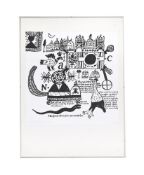 λ ALAN DAVIE (SCOTTISH 1920-2014), ELIZABETHAN SPIRIT (SERIES) OPUS D4-82-46