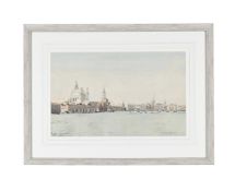λ JOHN DOYLE (BRITISH B. 1928), VENICE, ACROSS THE WATER