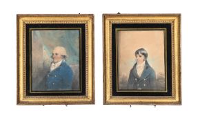 ENGLISH SCHOOL (18TH CENTURY), SIR HENRY STRACHEY; RICHARD STRACHEY (2)