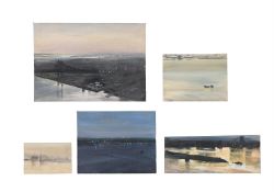ANGELA CONNER (BRITISH B. 1935), FIVE VIEWS OF EAST RIVER