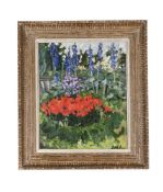 EVGENY NIKOLAEVICH ZHIDKOV (RUSSIAN B. 1937), FLOWERBED