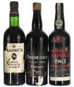 1963 Mixed Lot of Vintage Port