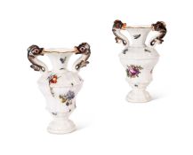 TWO SIMILAR MEISSEN VASES, CIRCA 1740