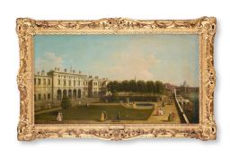 FOLLOWER OF SAMUEL SCOTT, SOMERSET HOUSE, ST PAUL'S CATHEDRAL BEYOND