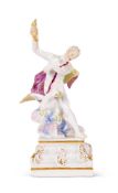 A MEISSEN GROUP OF JUPITER, CIRCA 1750