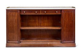 A MAHOGANY SIDE CABINET, SECOND QUARTER 19TH CENTURY AND LATER