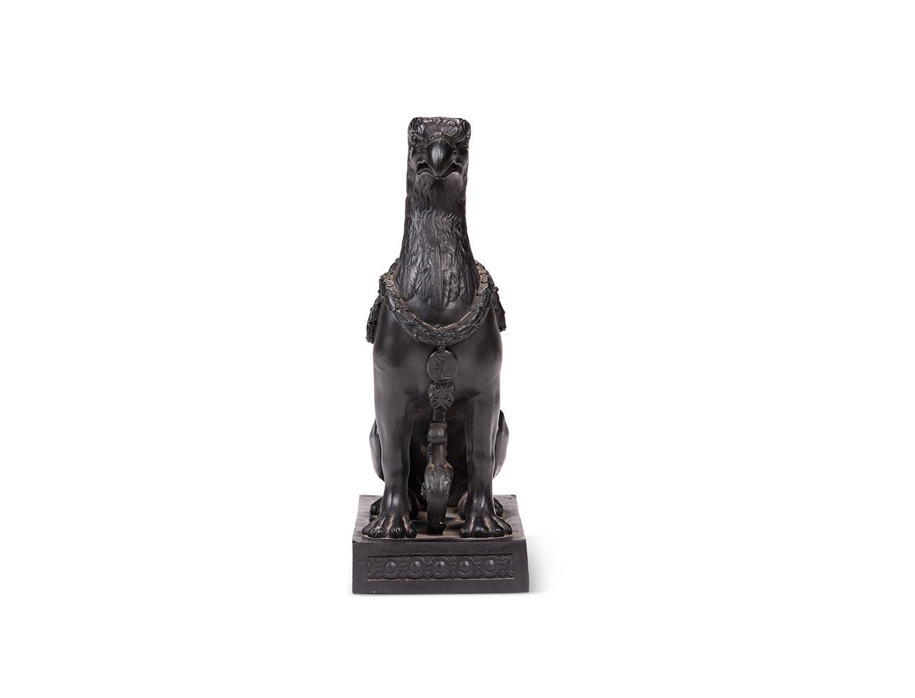 A WEDGWOOD BLACK BASALT MODEL OF A GRYPHON OR GRIFFIN, LATE 18TH CENTURY - Image 3 of 3