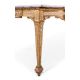 A PARCEL-GILT AND GREY-PAINTED SIDE TABLE, ITALIAN - Image 2 of 3
