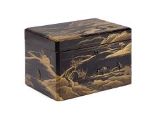 A LACQUER BOX JAPANESE, 19TH CENTURY