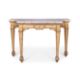 A PARCEL-GILT AND GREY-PAINTED SIDE TABLE, ITALIAN - Image 1 of 3